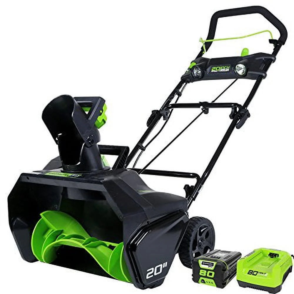 80-Volt 20-inch Brushless Battery Powered Push Snow Blower X195