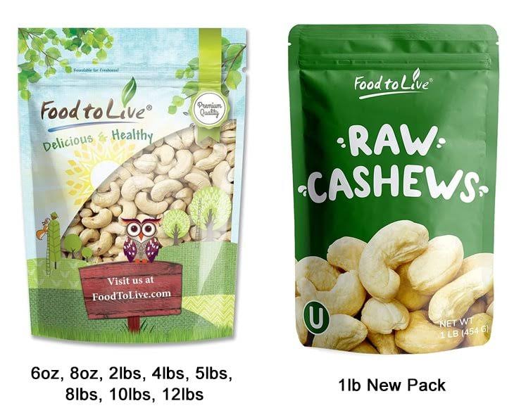 Whole Raw Cashews Z6833