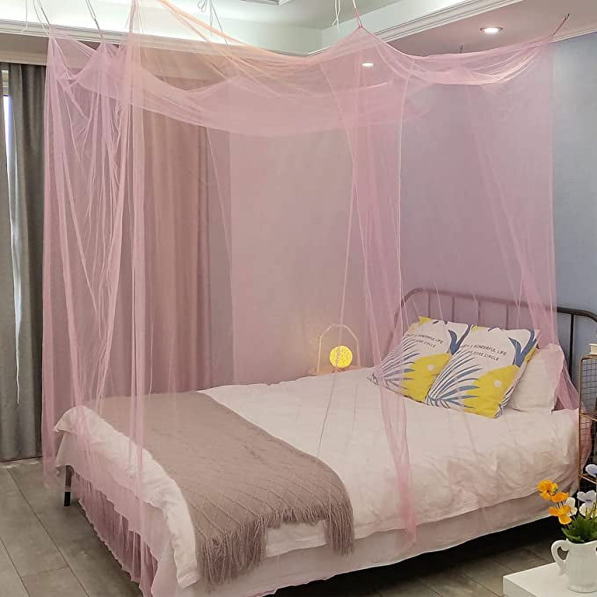 Luxury Mosquito Large Square Net for Single to King-Sized Beds N466684
