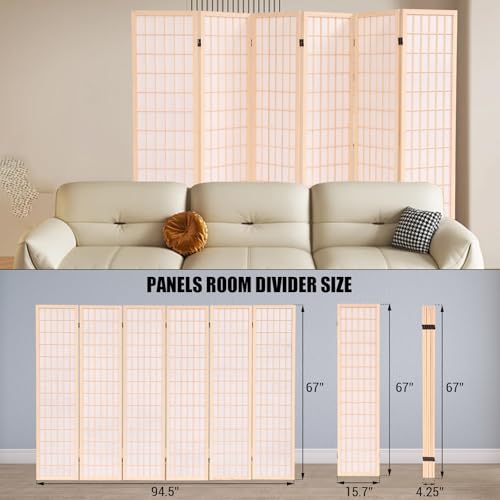 4 Panel Wooden Room Divider Screen O27899