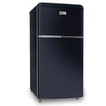 3.5 Cu Feet Two Door Mini Fridge with Freezer, Black T853