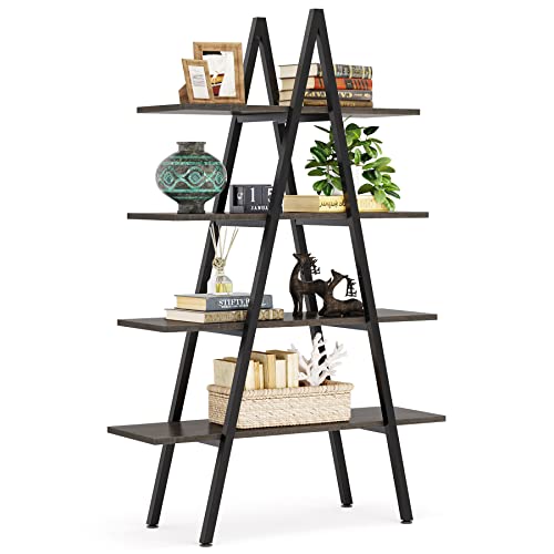 4-Tier Industrial Ladder Bookshelf G359268