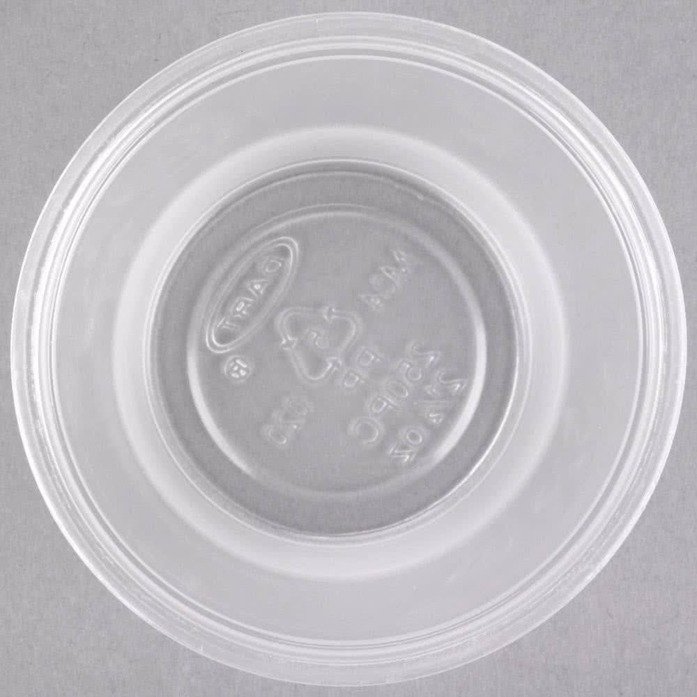 Polypropylene 2.5 oz Clear Portion Containers 250pc U36393