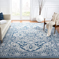 Navy & Grey Area Rug M18571