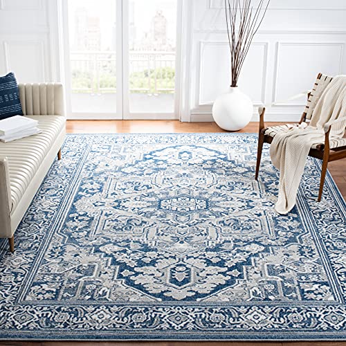 Navy & Grey Area Rug M18571
