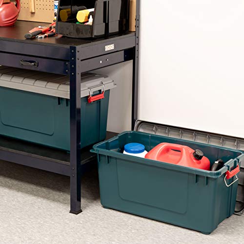 21 Gal Black 4 Pack Storage Bin W440668