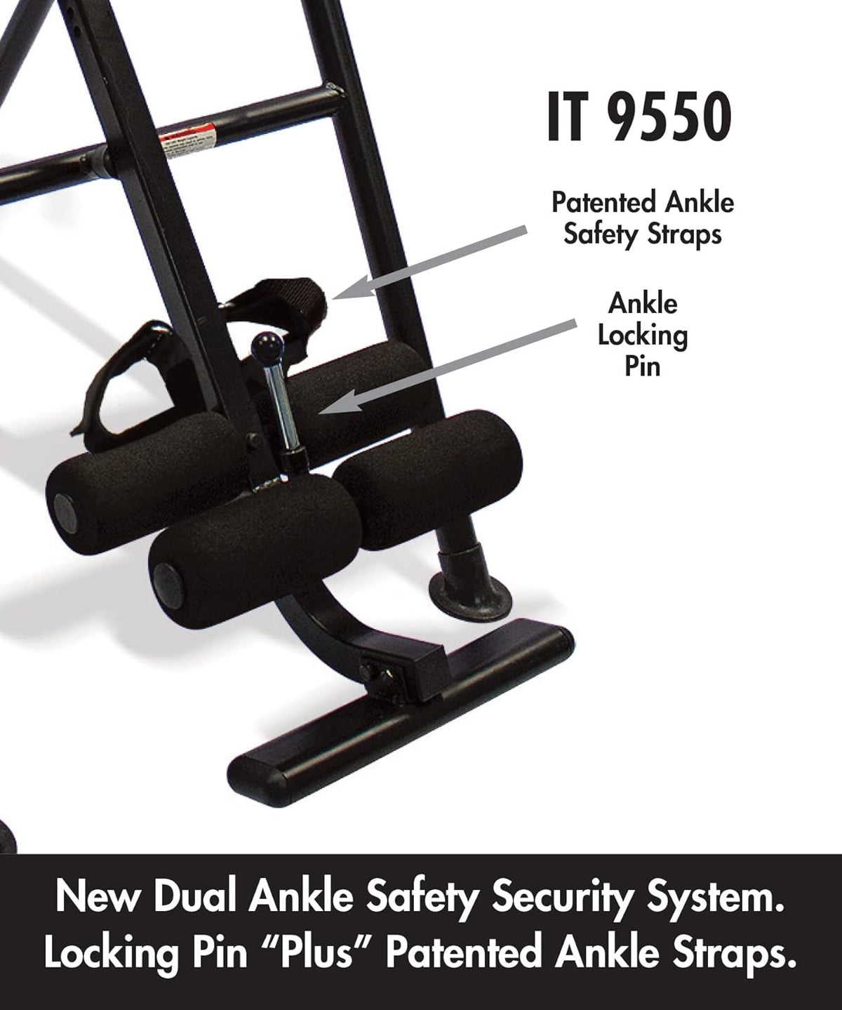 Red Heavy Duty Inversion Table with Adjustable Head Rest & Lumbar Support Pad R133534