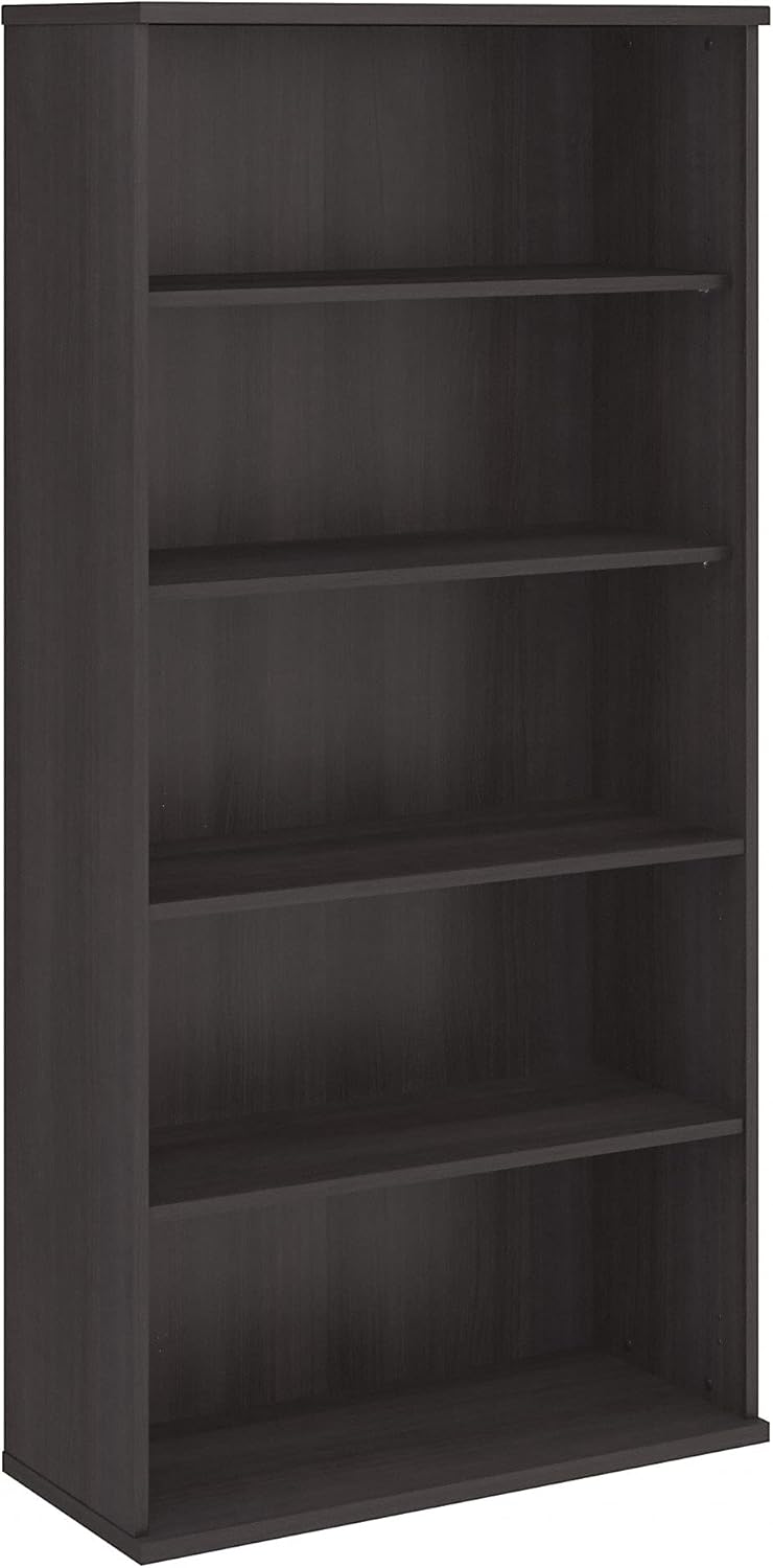 5 Shelf Storm Gray Bookcase J791