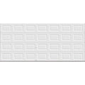 15 ft. 6 in. x 7 ft. Non-Insulated Solid White Garage Door D926