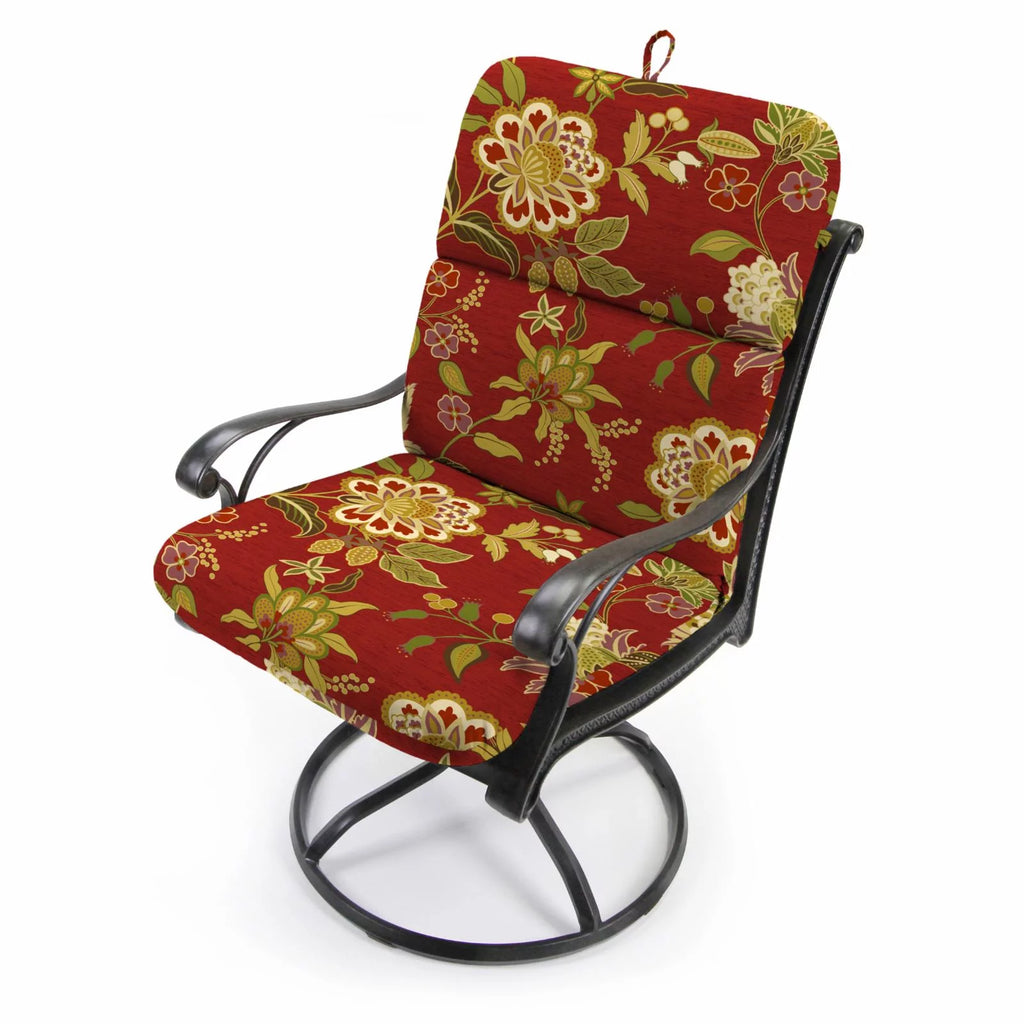 22 x 45 in. Rectangular Outdoor Chair Cushion with Ties N88863