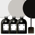 Porcelain Paint Touch Up, High-Gloss, 1.5 Ounces, Set of 3, Greys & Black I70165