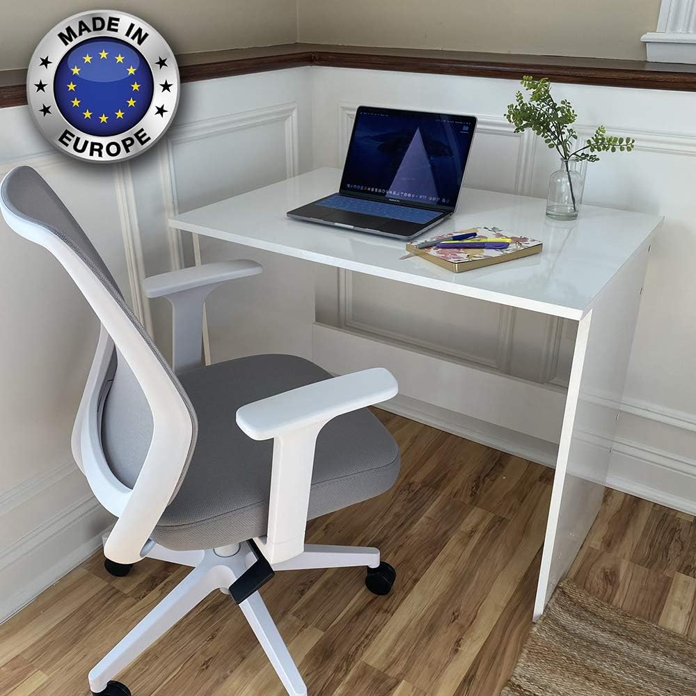 White Solid Wood Writing Desk (56 Length) T32092