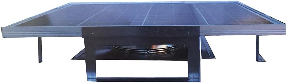 50-Watt 12 Plastic Fan with 10 Metal Blade Solar Fan U14946