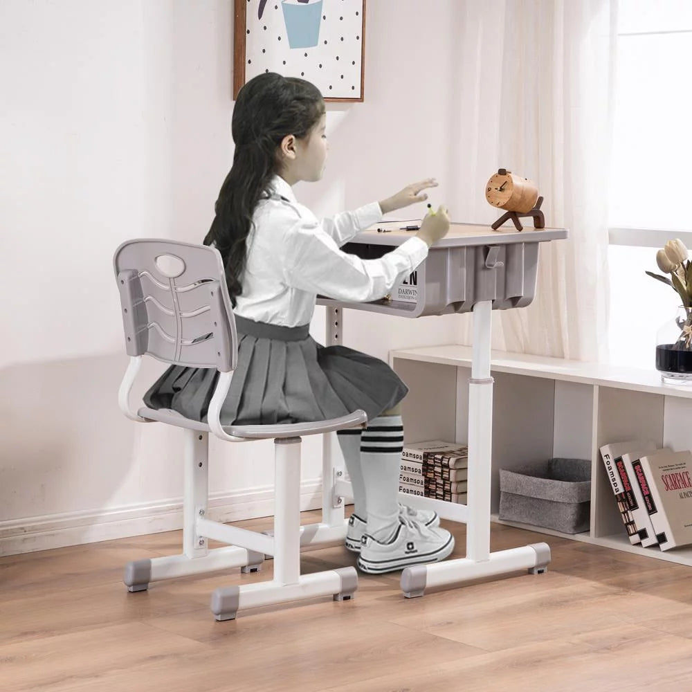 Kids Desk and Chair Set, Height Adjustable G745