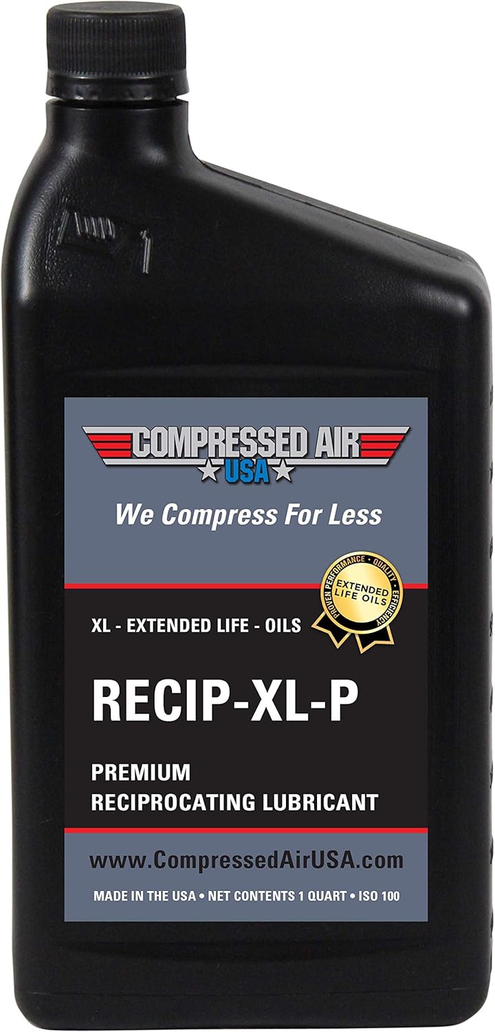 6000 Hour Reciprocating Air Compressor Lubricating Oil (1 Quart) Pack of 2 K235336