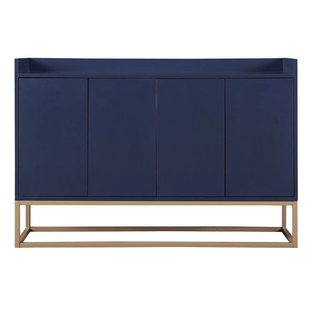 Navy Buffet Cabinet with 4 Doors F5565