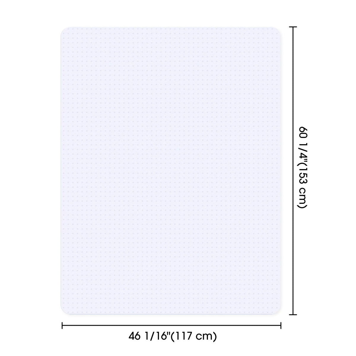 PVC Floor Mats 60"x46" 2 Pack L724426