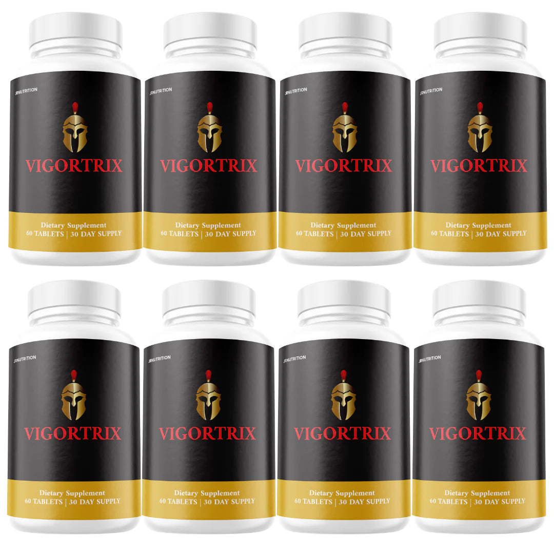 Men Vitality Pills Natural Energy & Stamina Support 8 Bottles Y2532