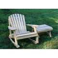 Cedar Adirondack Rocker and Side Table Set U23662