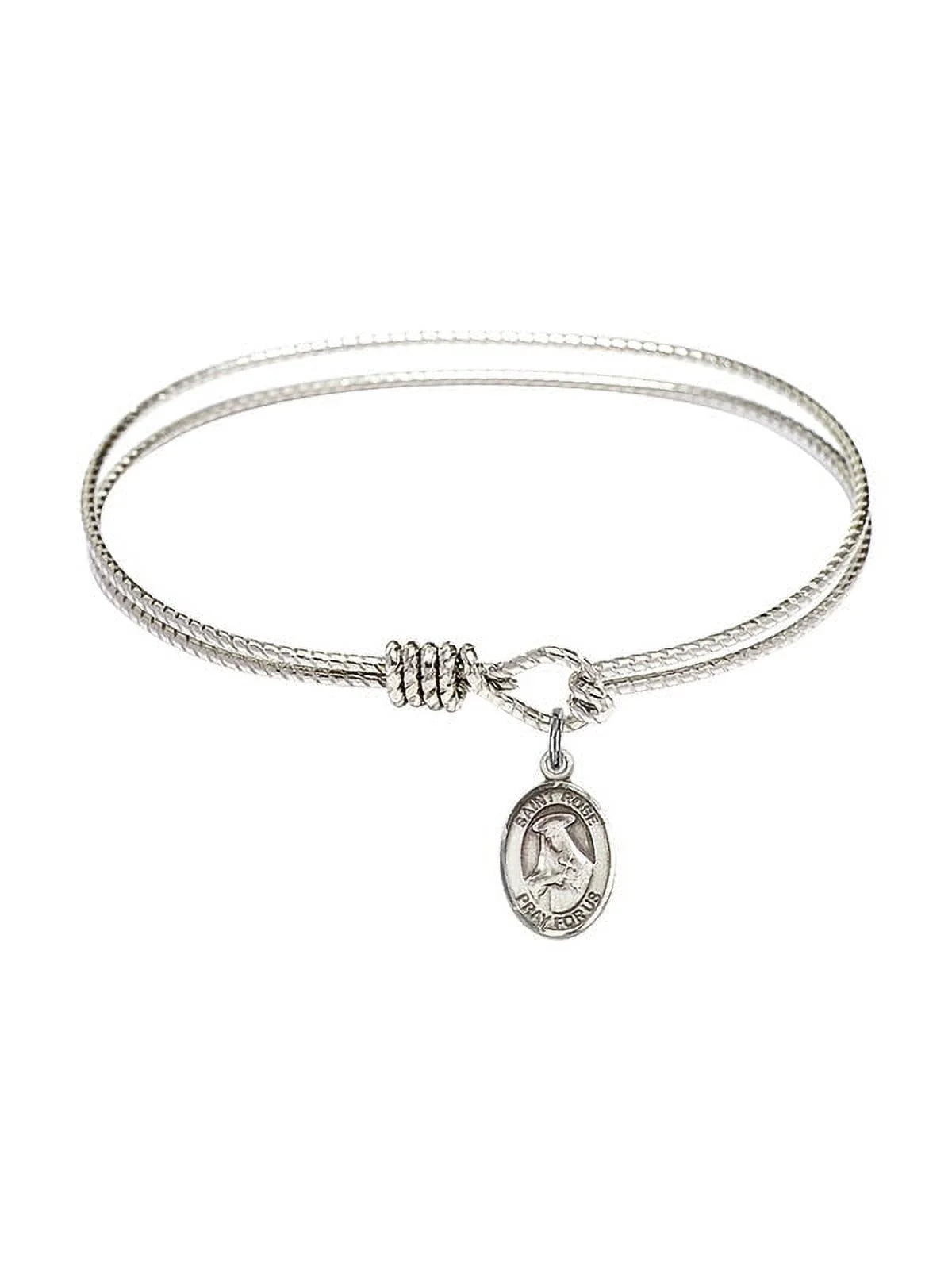 Oval Eye Hook Bangle Bracelet M740