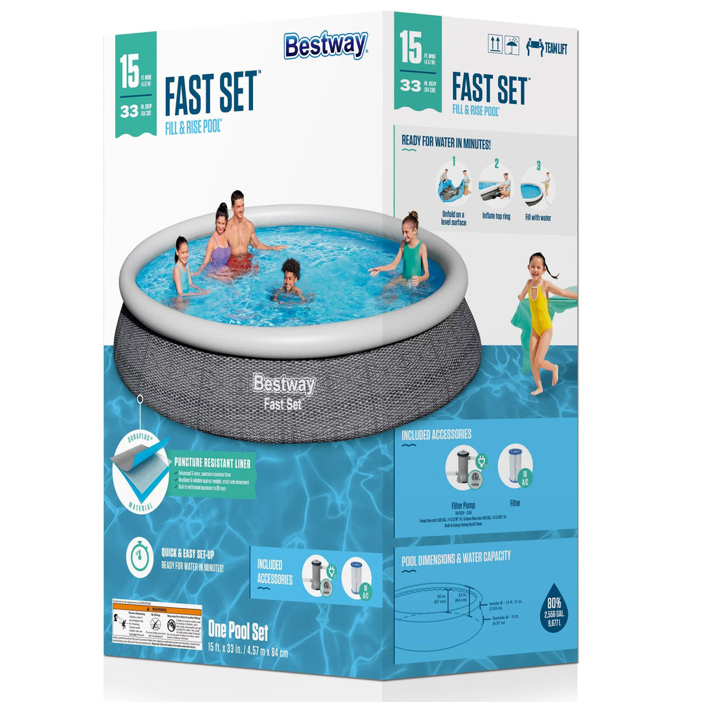 Round Inflatable Above Ground Pool Set K11300