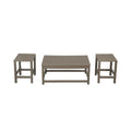 3-Piece All Weather Poly Lumber Outdoor Table Set A4681