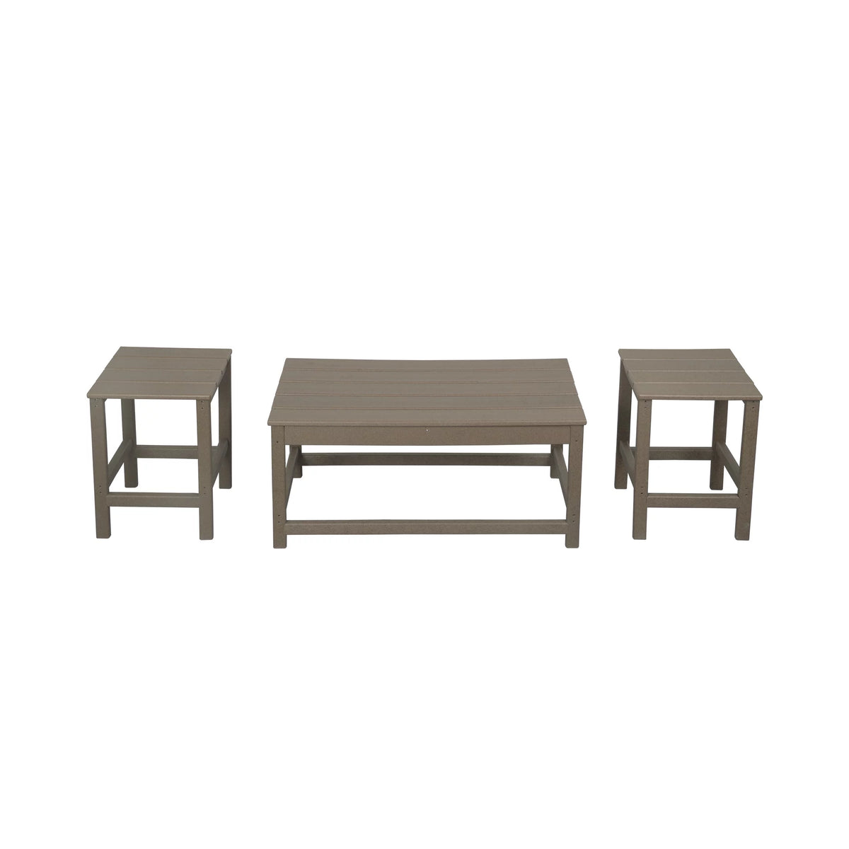 3-Piece All Weather Poly Lumber Outdoor Table Set A4681
