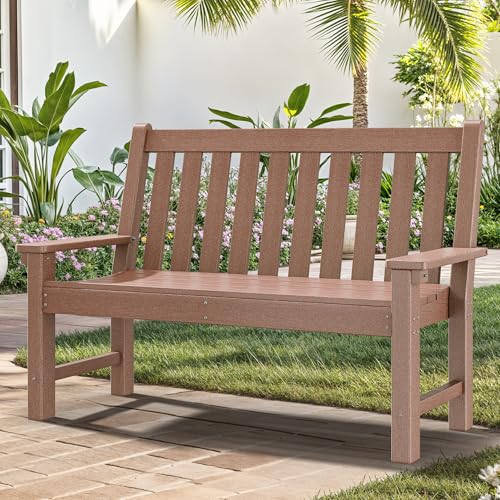 Blue HDPE Garden Bench J5866