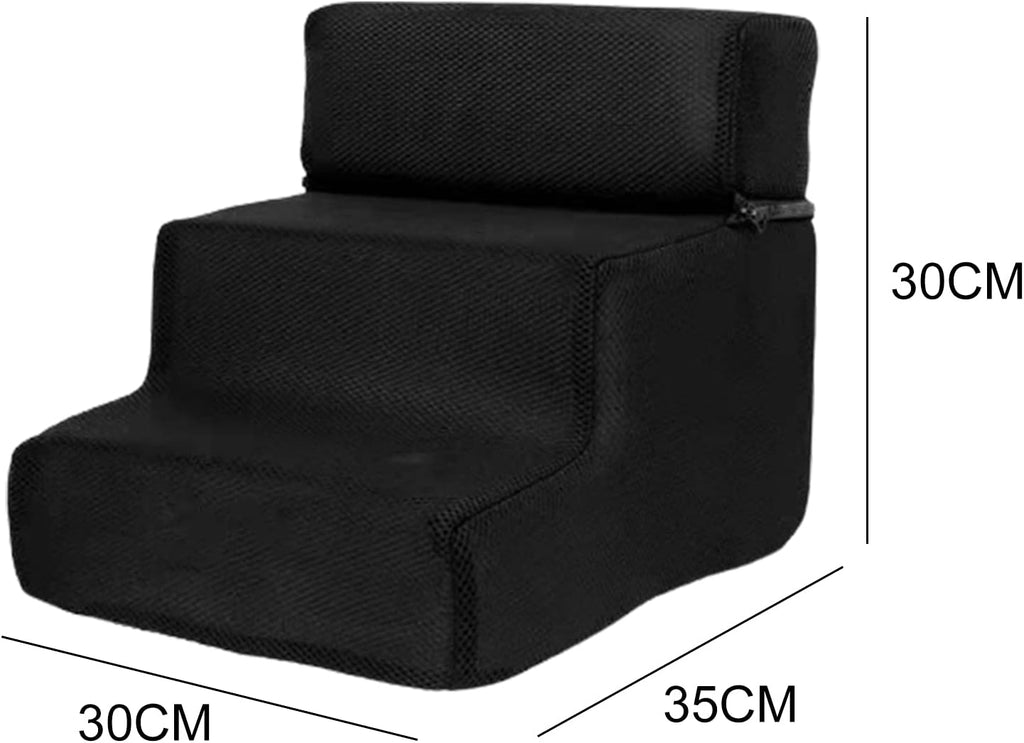 Blue Detachable Anti-Slip Faux Leather Dog Ramp Stairs Cover M5872