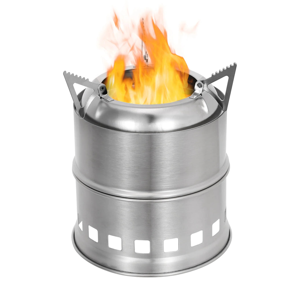 Portable Stainless Steel Wood Stove B8794