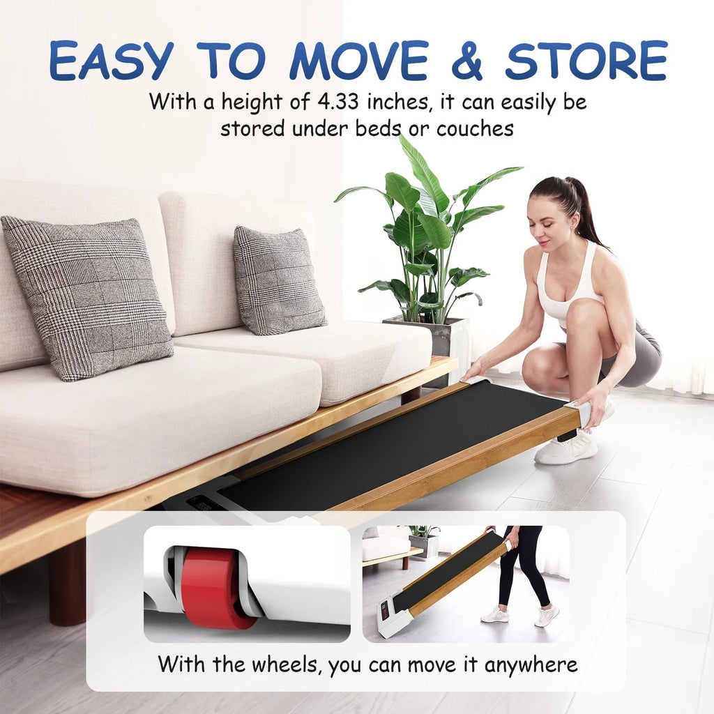 Portable Mini Treadmill 265 lbs Capacity with Remote Control O18415