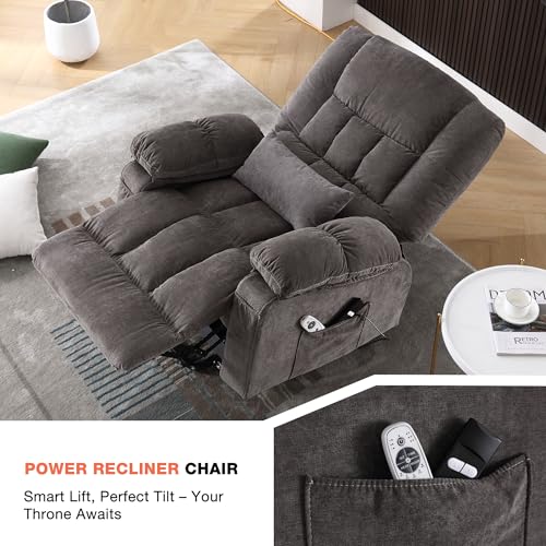 Power Lift Recliner Chair with Vibration Massage and Lumbar Heating U179219