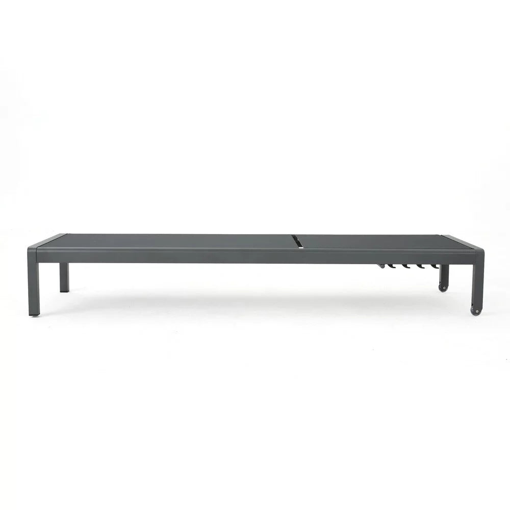 Outdoor Chaise Lounge Set of 4 Q24329