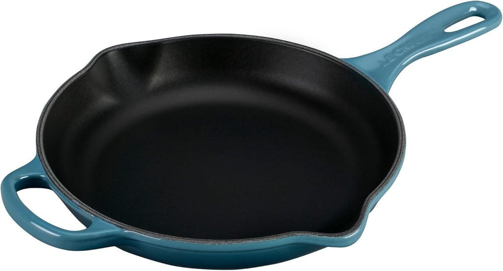 Deep Teal Cast Iron Skillet C54632