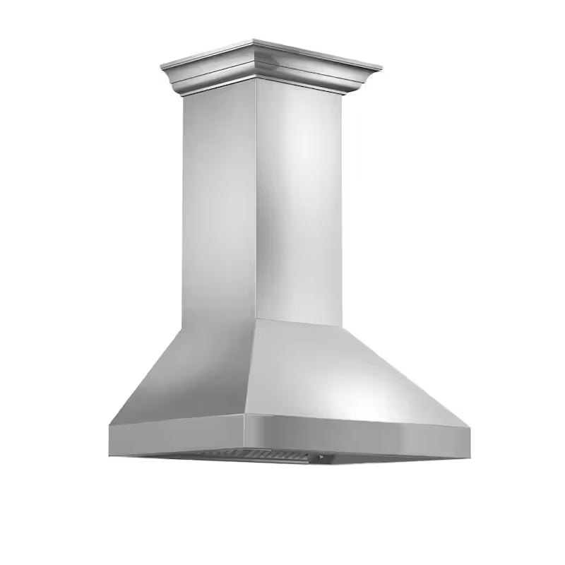 36 in. 500 CFM Convertible Wall Mount Range Hood in Stainless Steel J86820