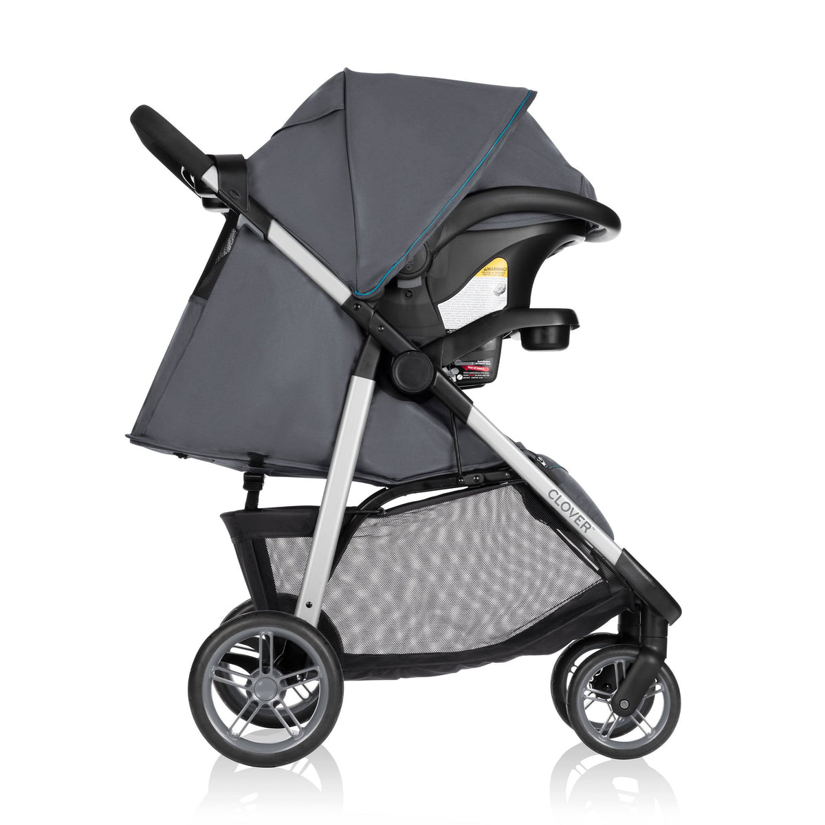 Atlantic Chevron Blue Travel System with Infant Car Seat Y678