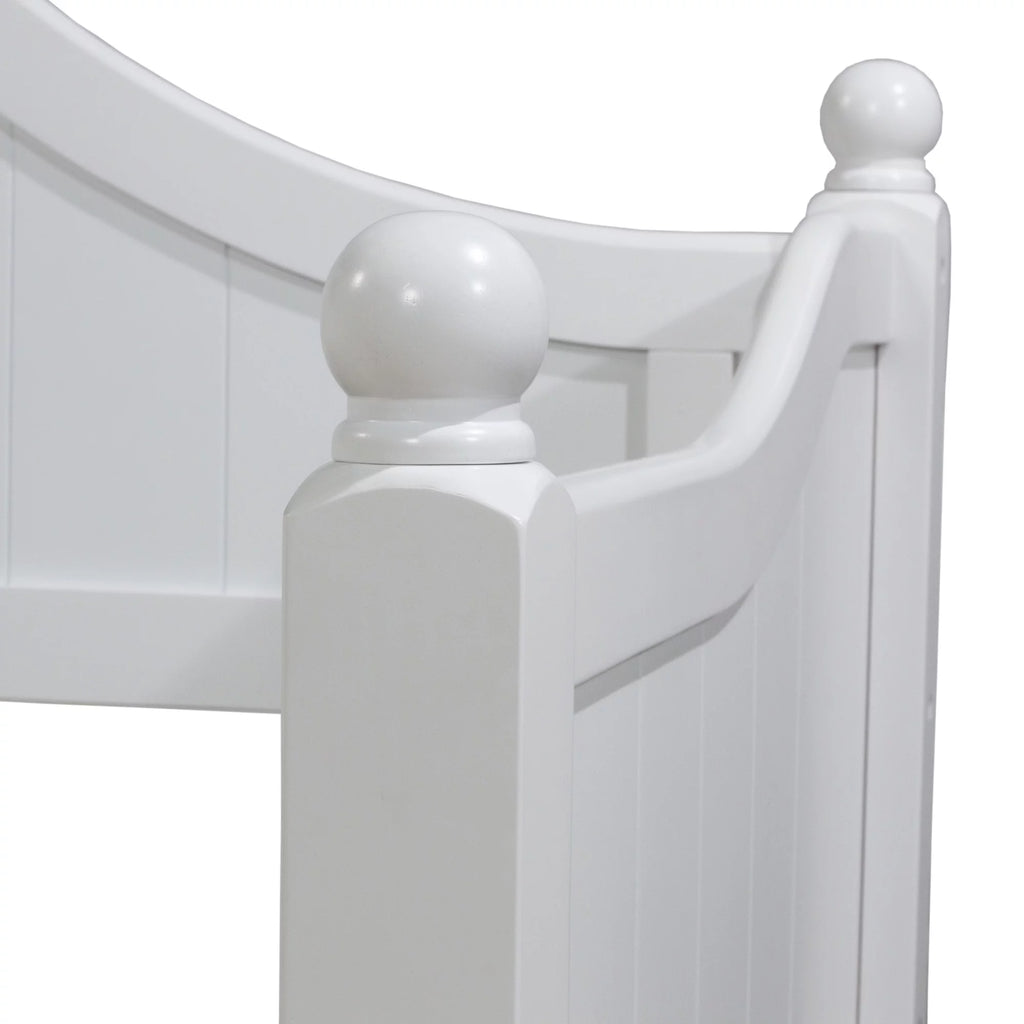 White Wood Twin Daybed with Trundle Q38116