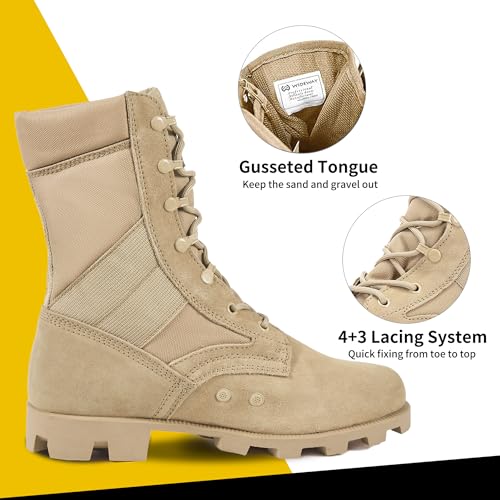 Men's 8 Inch Lightweight Tactical Boots C108