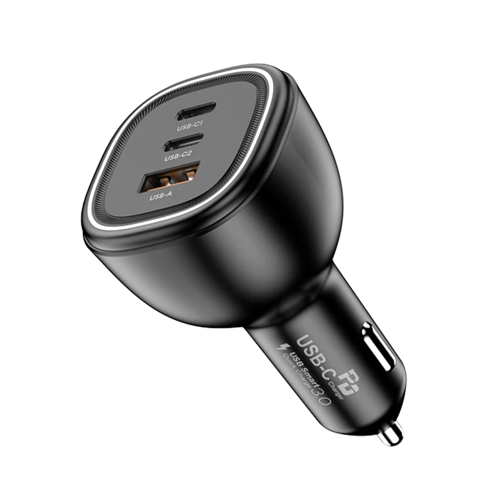 165W USB C Car Charger Adapter PD3.1 140W PD3.0 100W PPS45W QC5 M99764
