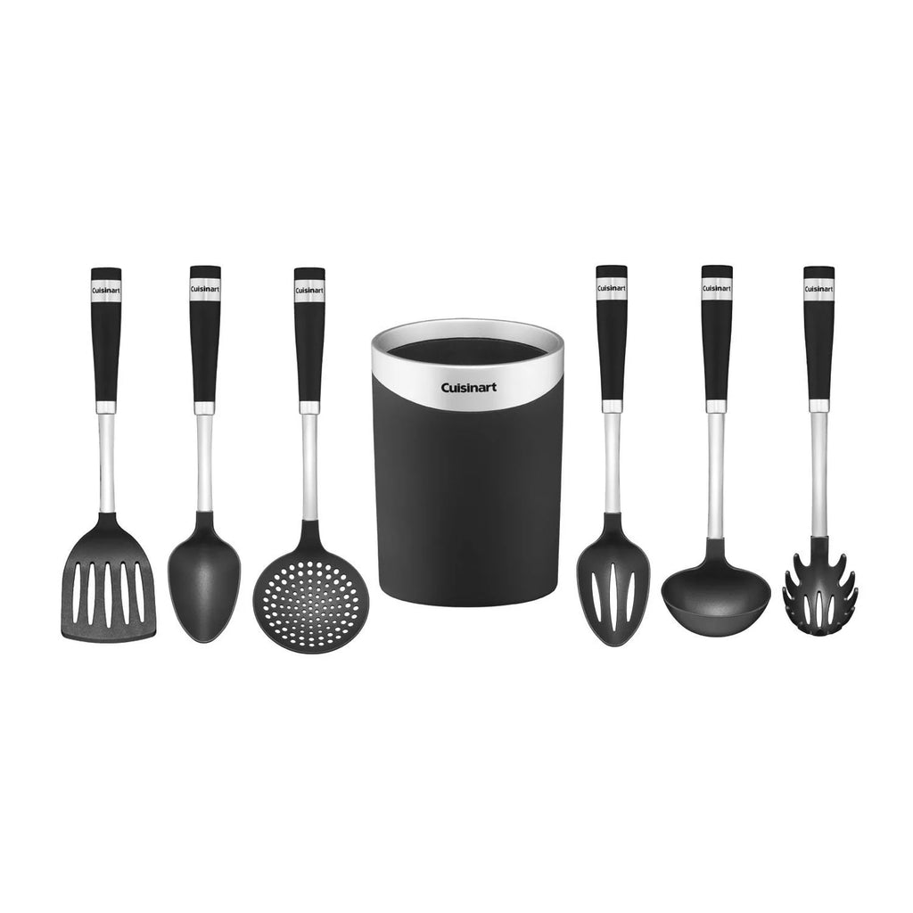 Non-Handled Crock with Barrel Handle Tools Set of 7 M901