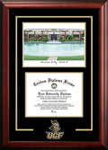 8.5x22 x 11x22 Graduate Diploma Frame with Campus Images Lithograph X50651