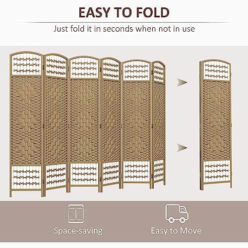 6 Panel Folding Room Divider J661