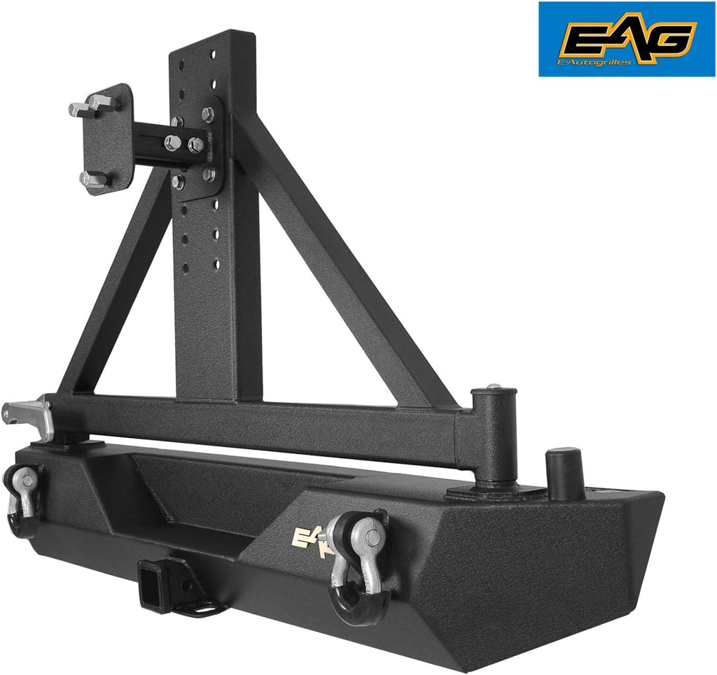 Steel Rear Bumper with Tire Carrier B6544