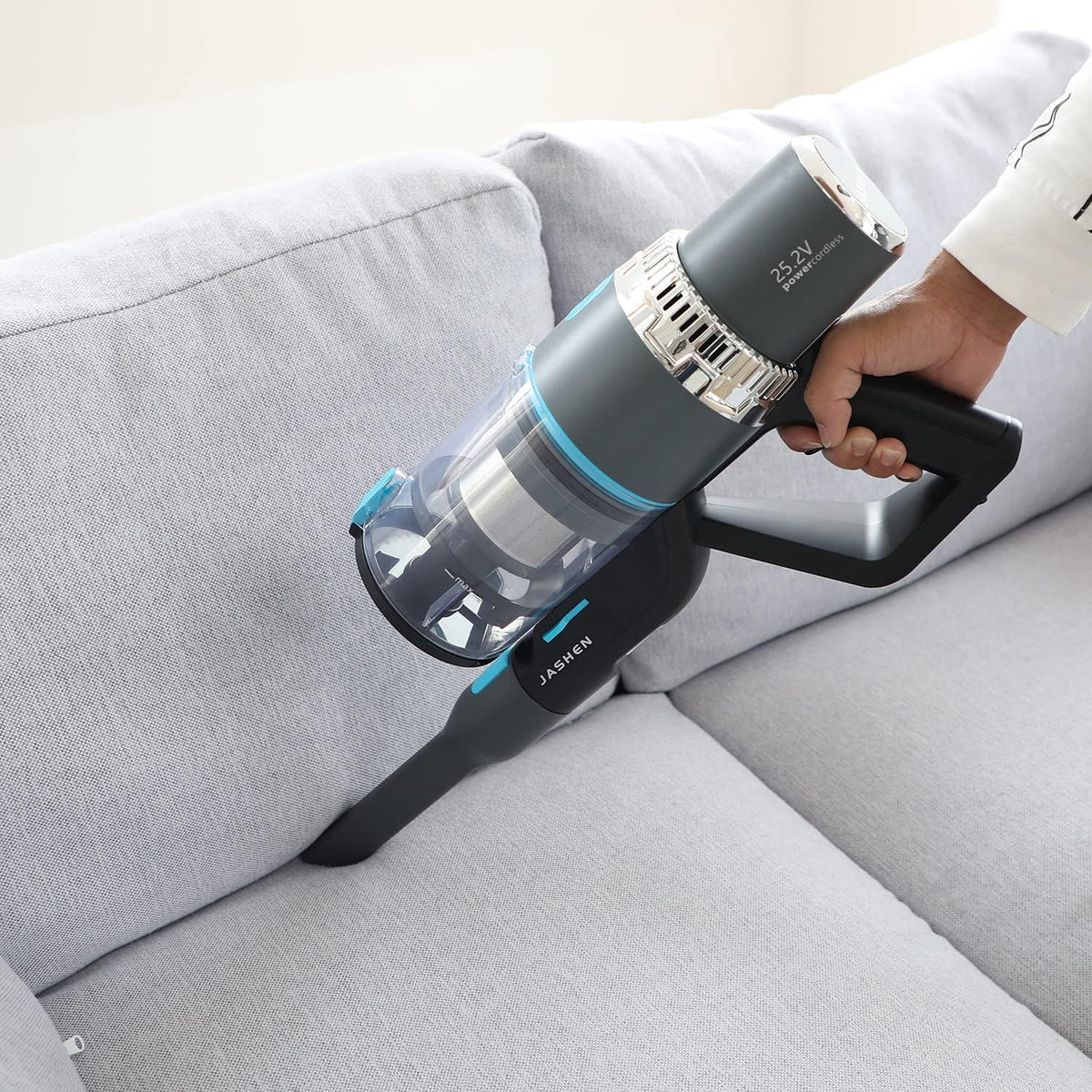 Cordless Vacuum Cleaner with Auto Mode, Lightweight Stick Vacuum, 350W Suction, 4-in-1 H2783