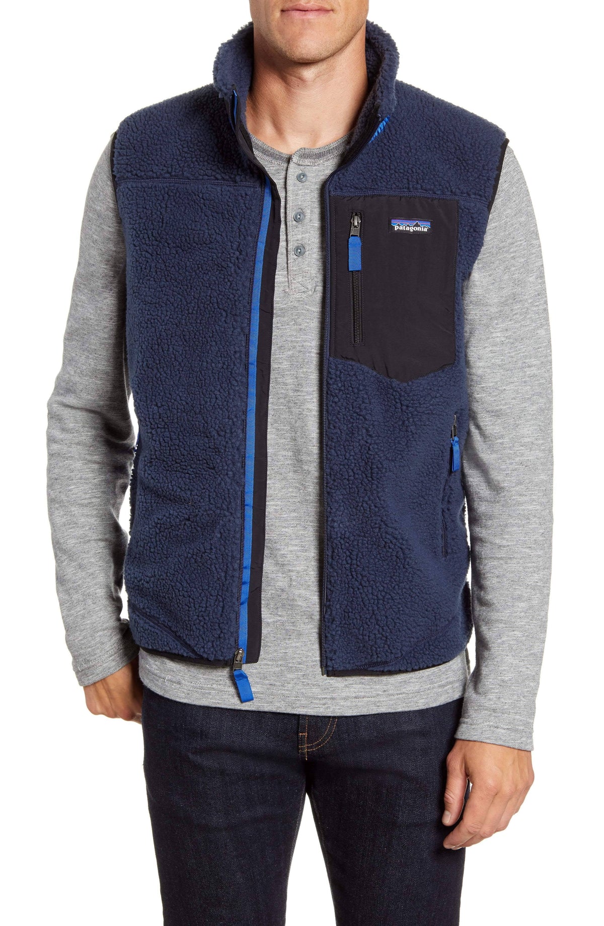 Men's Classic Retro-X Vest - New Navy, M P805974