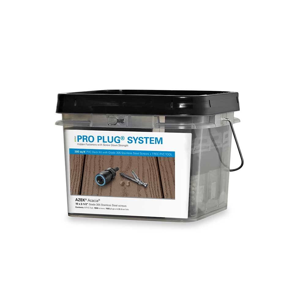 Epoxy Coated Carbon Steel Pro Plug System for Azek Decking E776380