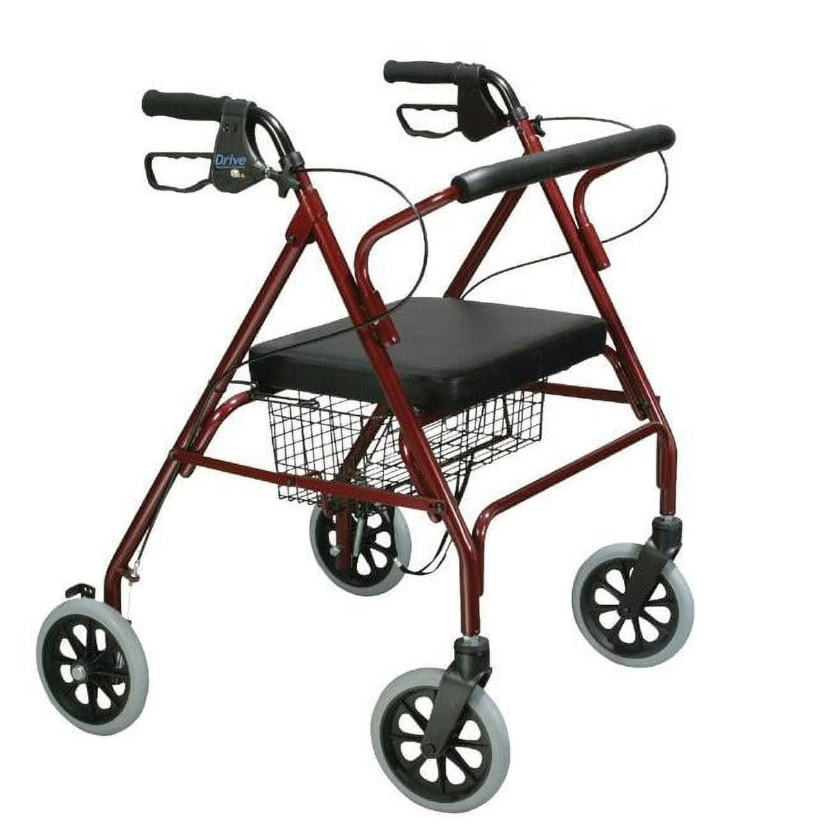 Oversized Steel 4 Wheel Rollator D860