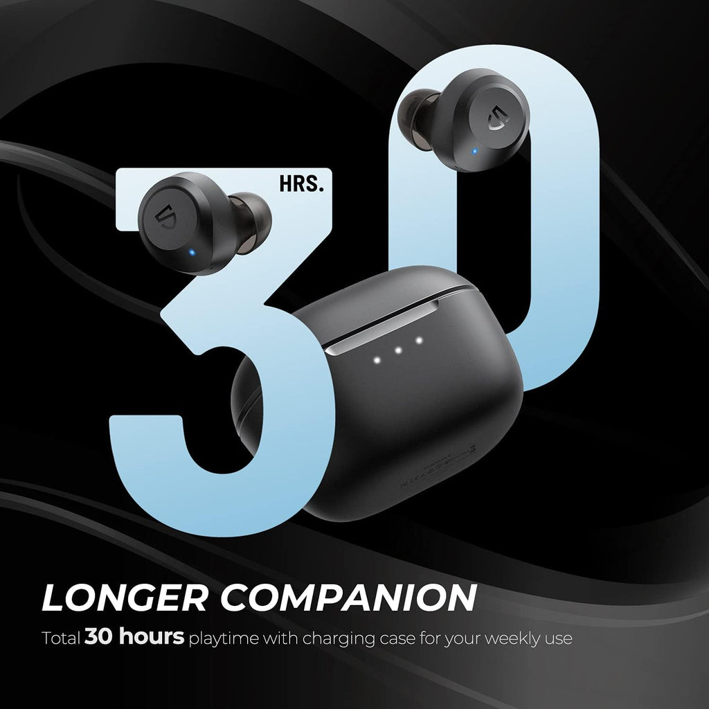 Hybrid Active Noise Cancelling Wireless Earbuds with Transparency Mode, Bluetooth 5.1, 30 Hours Playtime, USB-C Quick Charge H9931