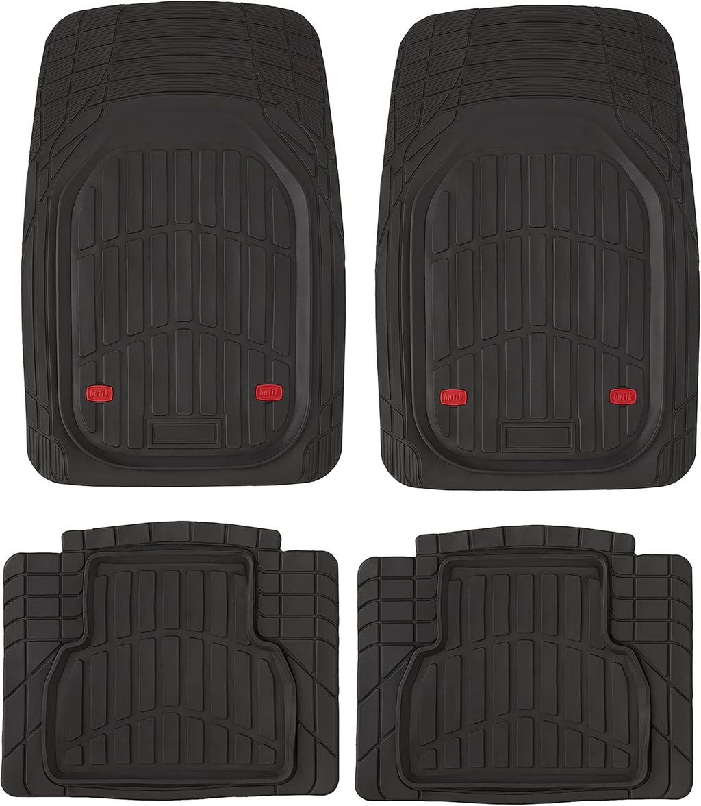 Red SUV Car Automotive Floor Mat 5-Piece Set S87201