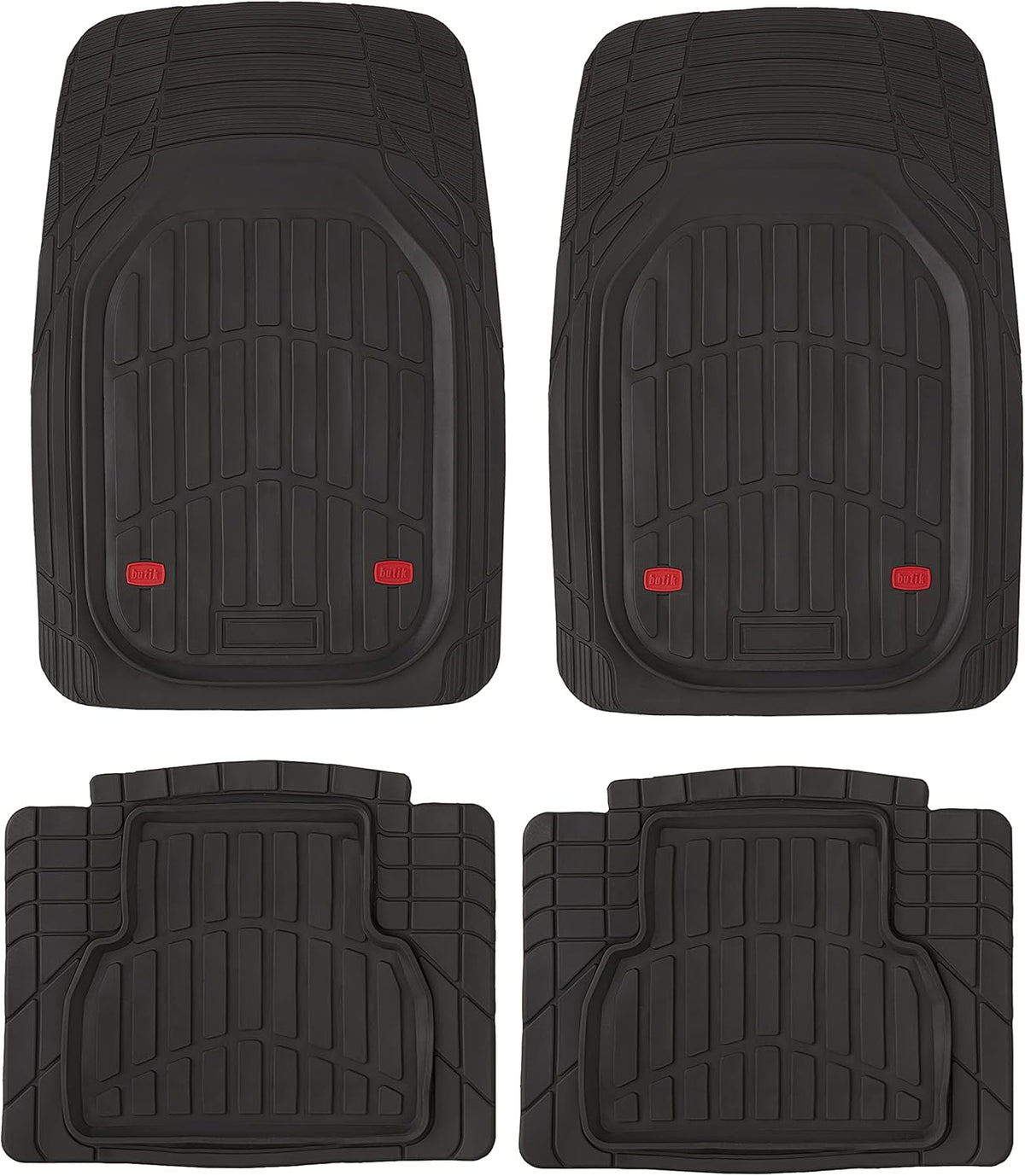 Red SUV Car Automotive Floor Mat 5-Piece Set S87201